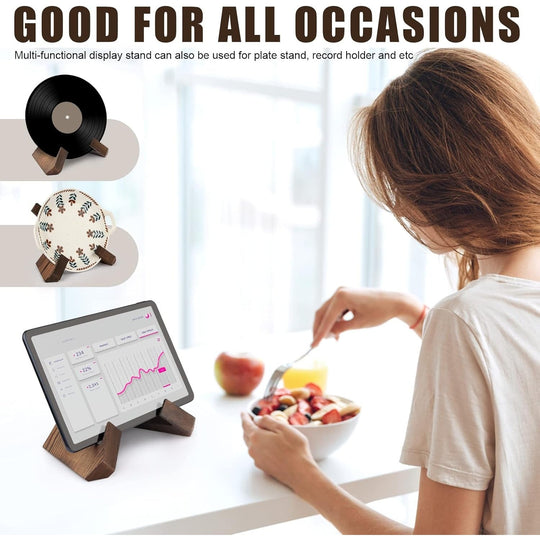 Support de Livre de Cuisine en Bois Rustique 7