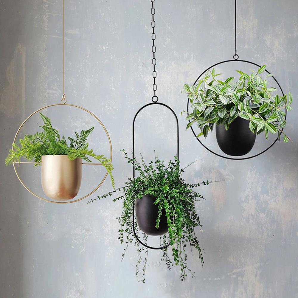 Support de Plantes Murales Moderne pour Décoration Intérieure 1