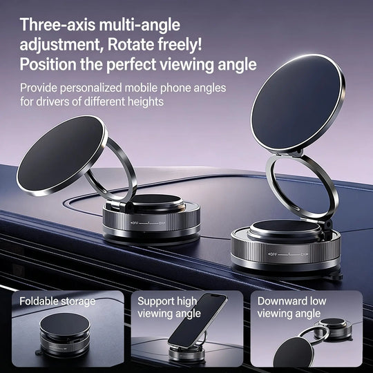 Support de Téléphone Magnétique pour Voiture Rotatif 2