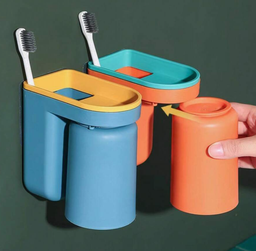 Support de brosse à dents adhésif moderne 1