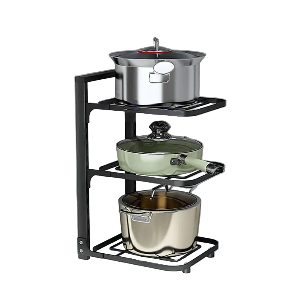 Support de rangement pour casseroles et poêles ajustable 0