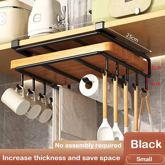 Support de rangement suspendu de cuisine multifonctionnel 10