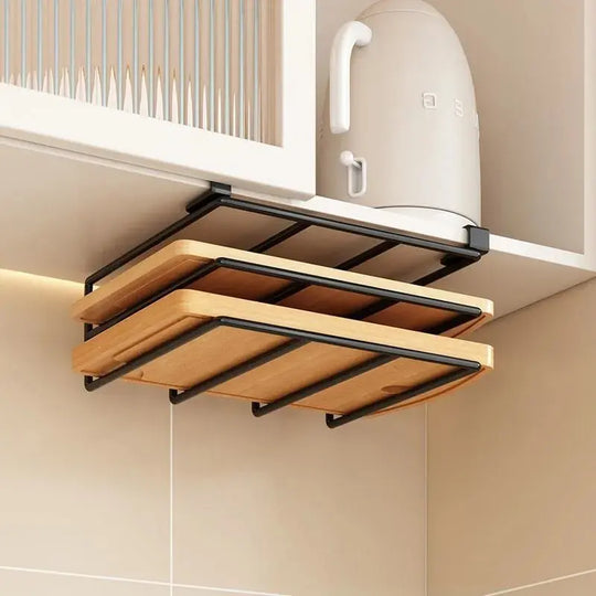 Support de rangement suspendu de cuisine multifonctionnel 5