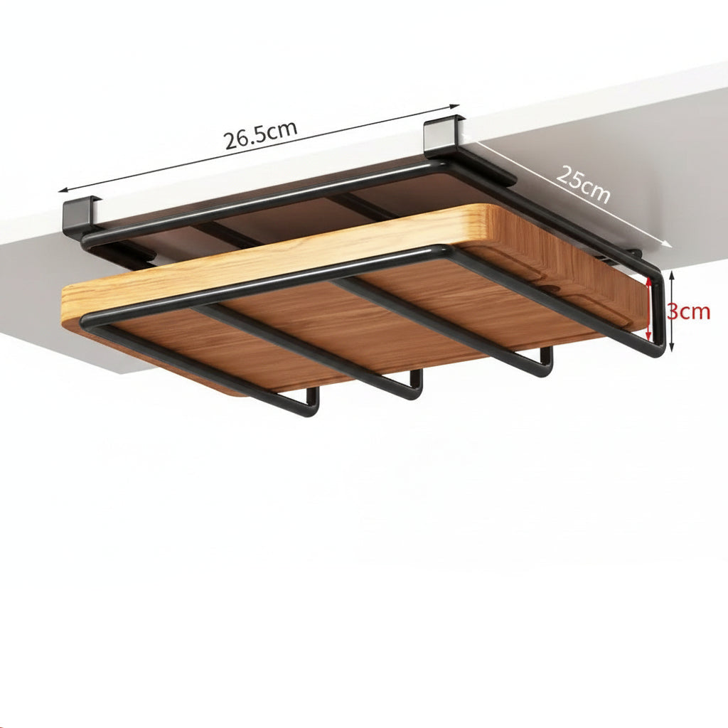 Support de rangement suspendu de cuisine multifonctionnel 6