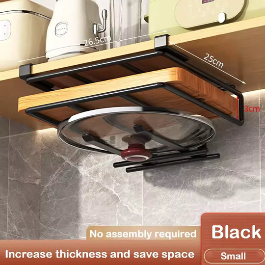 Support de rangement suspendu de cuisine multifonctionnel 9