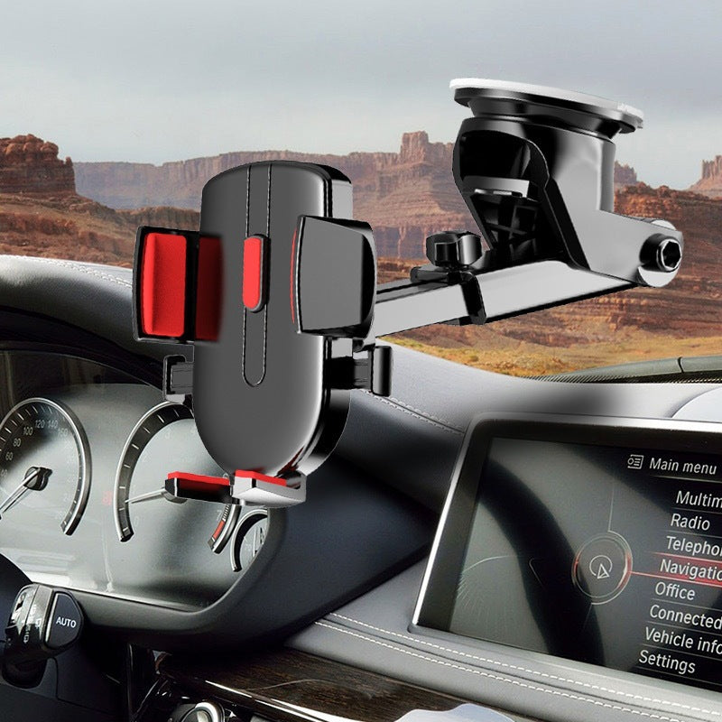 Support de téléphone voiture universel à ventouse télescopique avec rotation complète 3