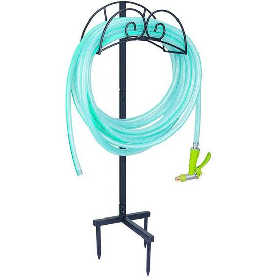 Support de tuyau d'arrosage extérieur en fer forgé décoratif pour jardin 4