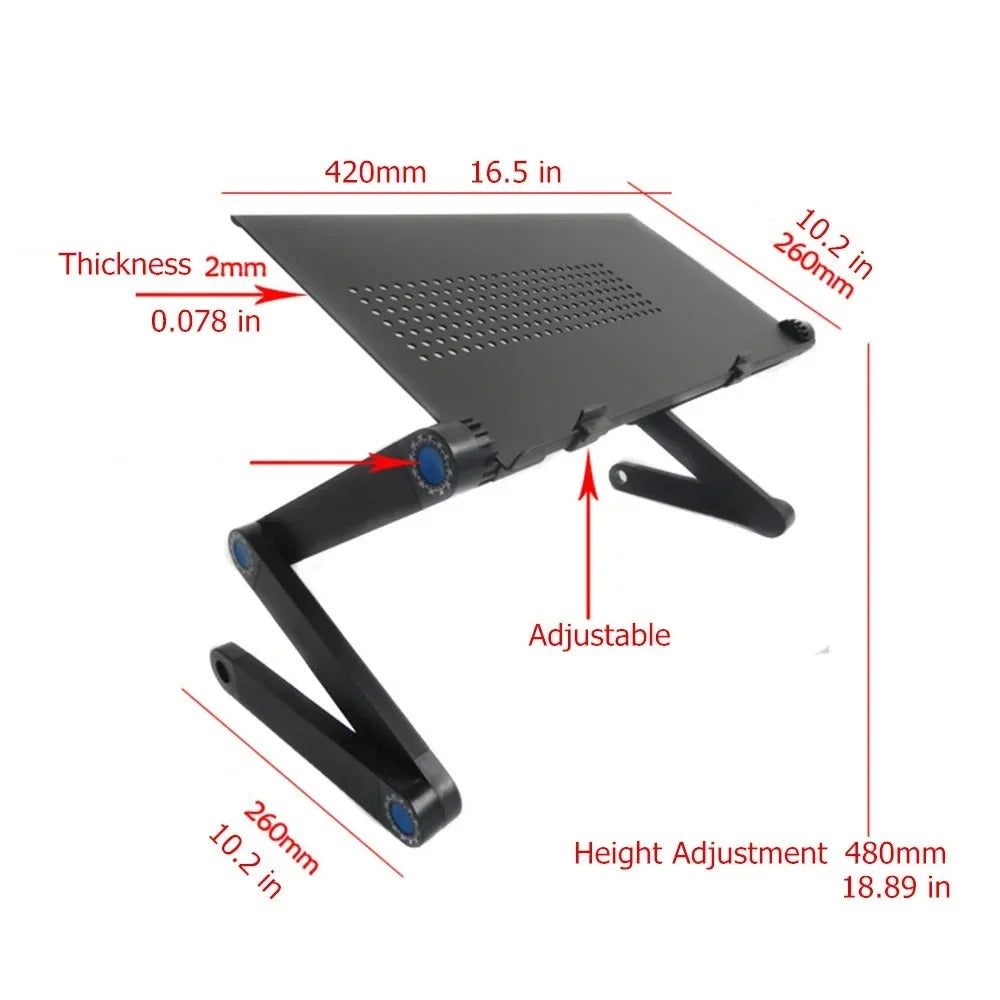 Support pour ordinateur portable réglable 2