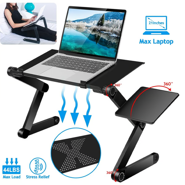 Support pour ordinateur portable réglable à 360° 5