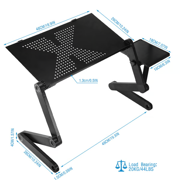 Support pour ordinateur portable réglable à 360° 6