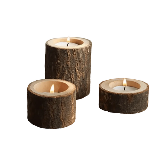 Supports en Bois Naturel pour Décoration Intérieure 0