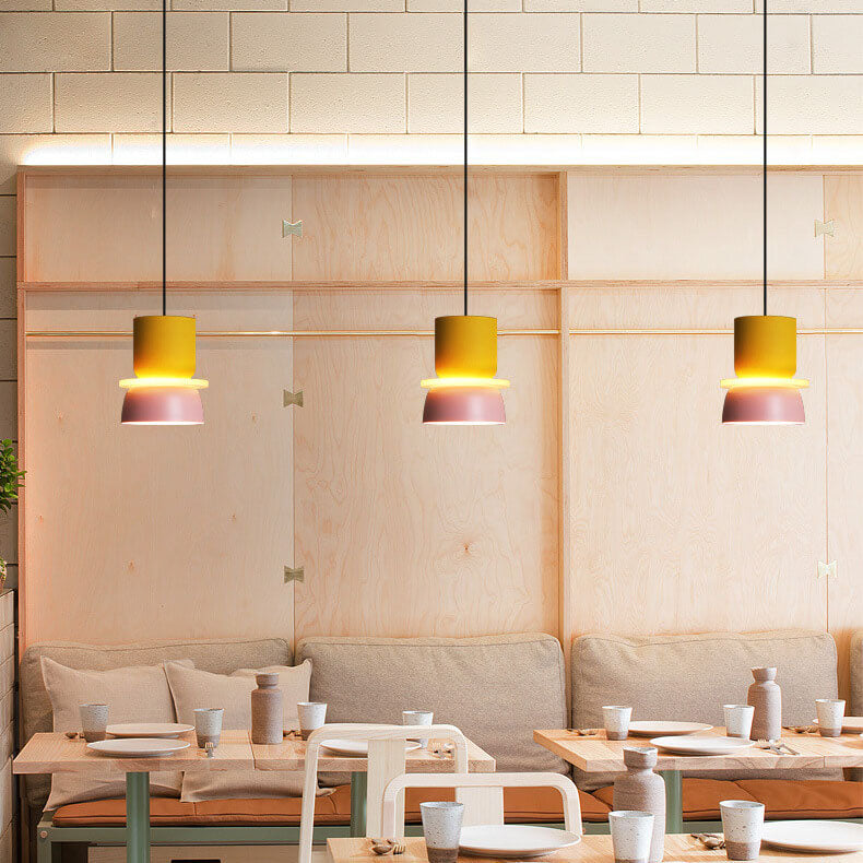 Suspension LED Scandinave Colorée Moderne 10