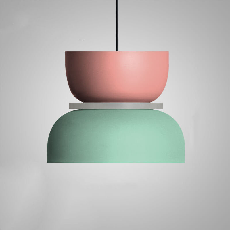 Suspension LED Scandinave Colorée Moderne 11