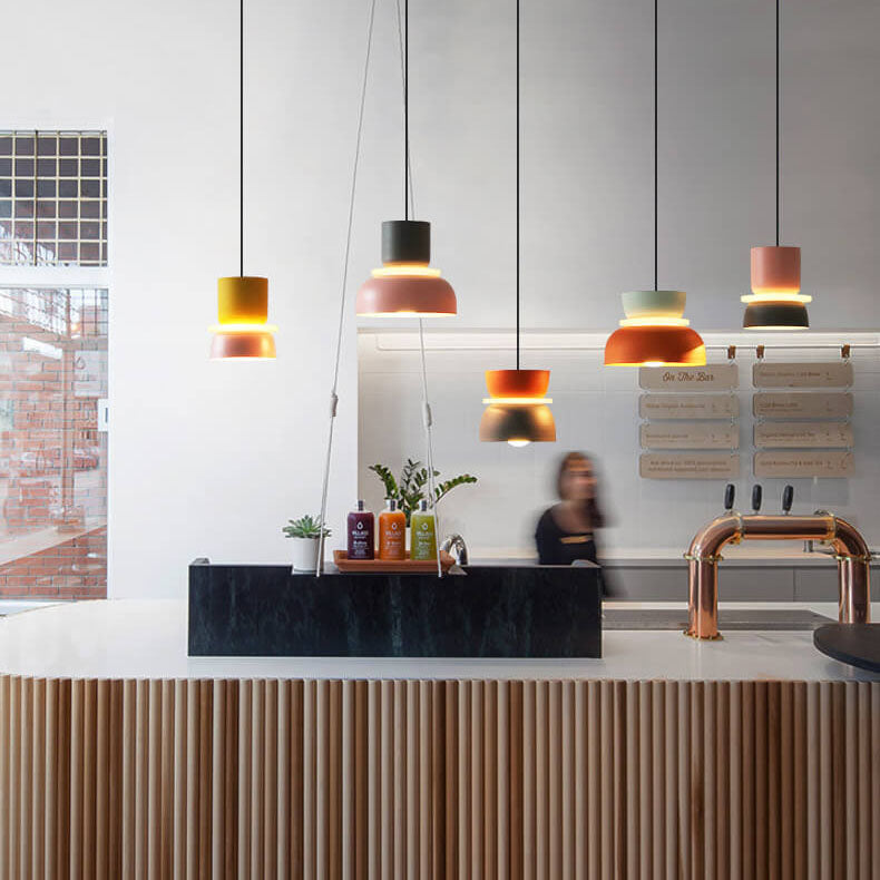 Suspension LED Scandinave Colorée Moderne 2