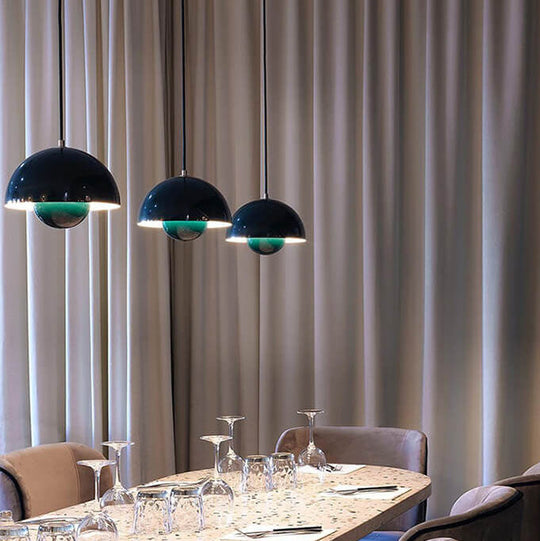 Suspension Luminaire Dôme Semi-Circulaire Moderne 3