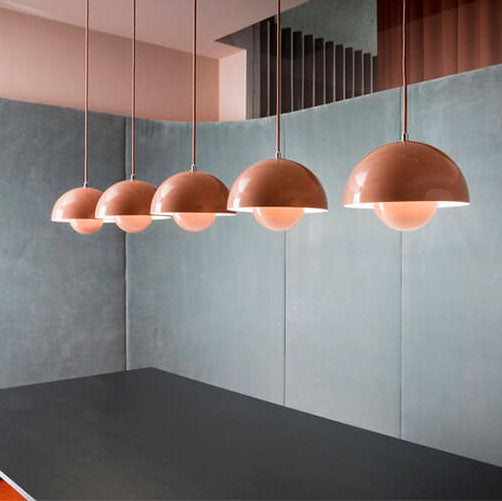 Suspension Luminaire Dôme Semi-Circulaire Moderne 4