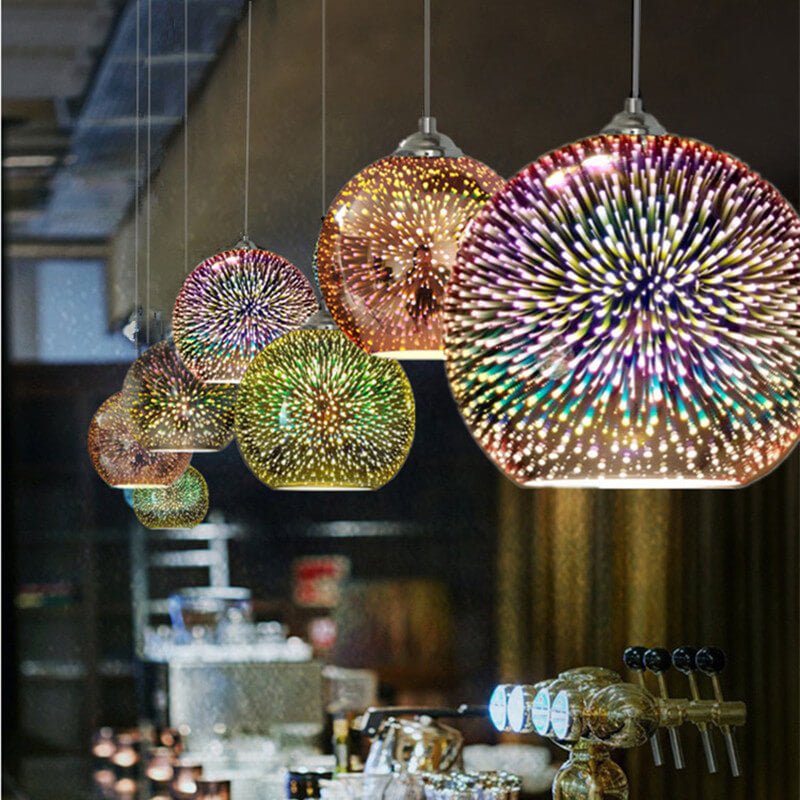 Suspension Luminaire Moderne 3D Design Unique 2