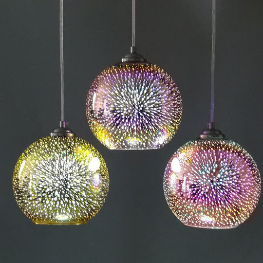 Suspension Luminaire Moderne 3D Design Unique 5