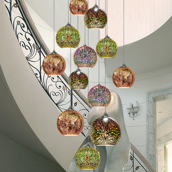 Suspension Luminaire Moderne 3D Design Unique 7