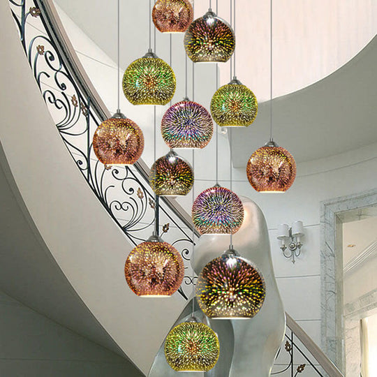 Suspension Luminaire Moderne 3D Design Unique 7