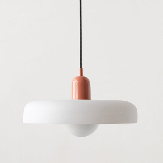 Suspension Luminaire en Verre Coloré Design Moderne 12