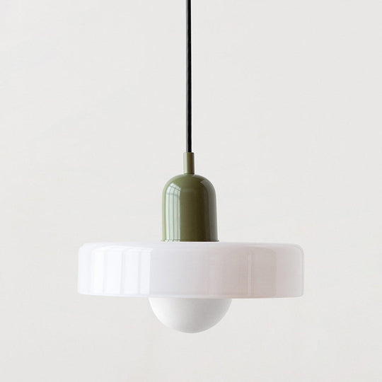 Suspension Luminaire en Verre Coloré Design Moderne 26