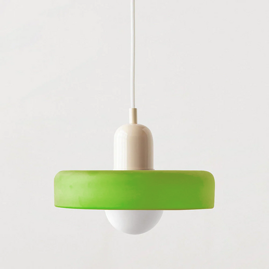 Suspension Luminaire en Verre Coloré Design Moderne 9