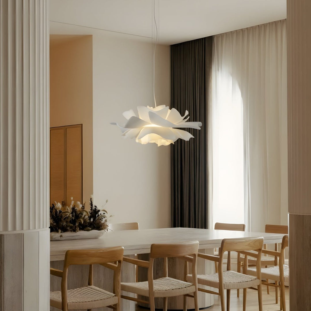 Suspension Lumineuse Design Lotus Contemporaine 1