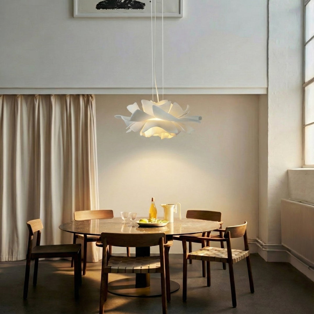 Suspension Lumineuse Design Lotus Contemporaine 3