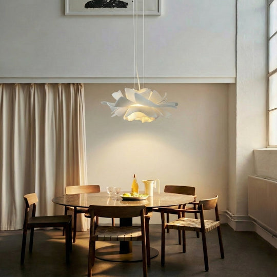 Suspension Lumineuse Design Lotus Contemporaine 3