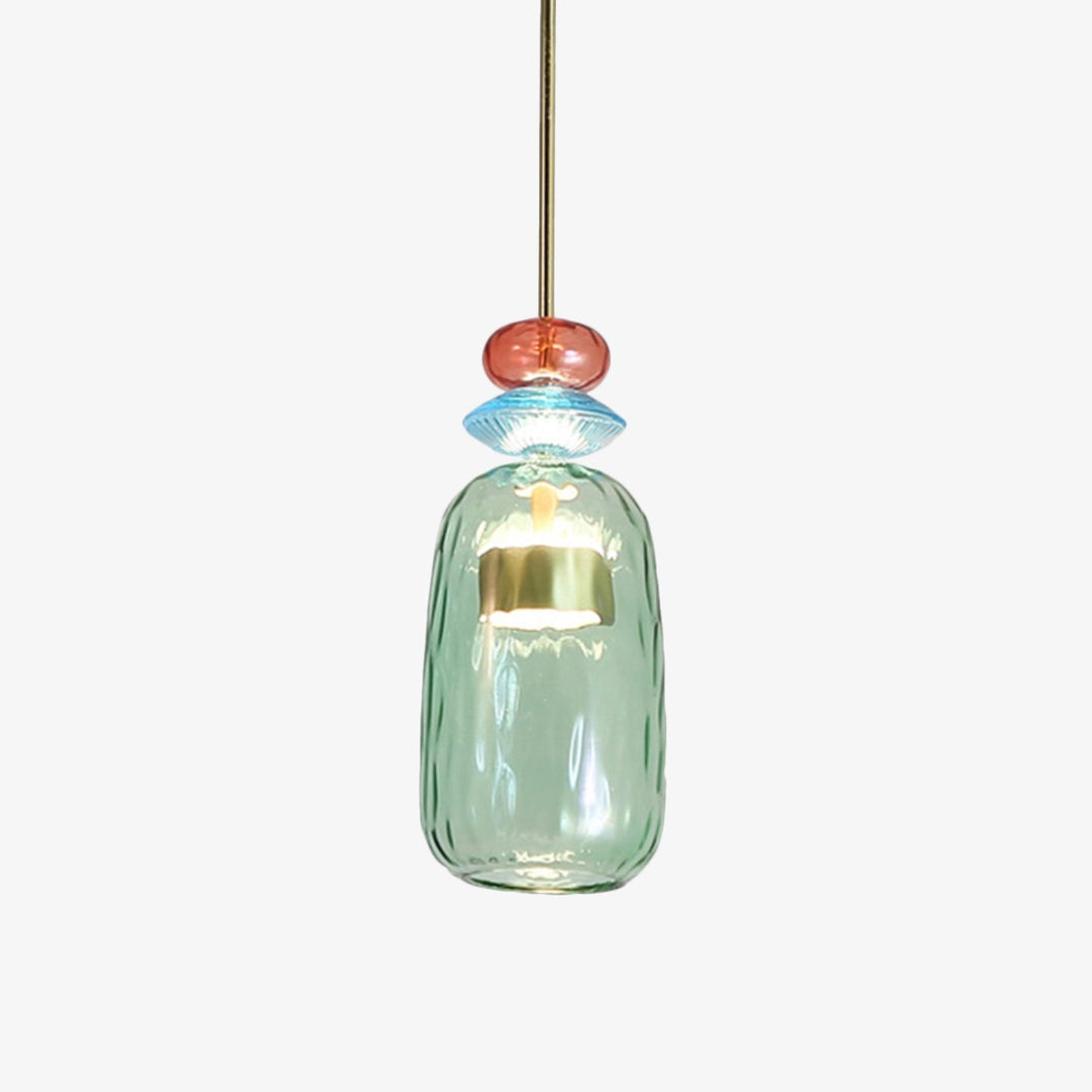 Suspension Moderne Cylindrique Colorée 9