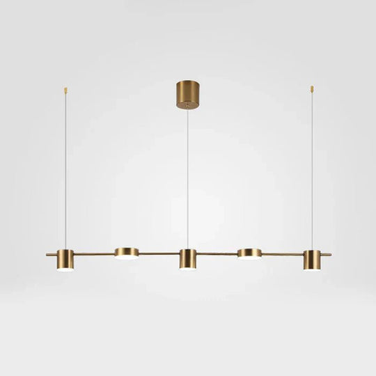 Suspension Moderne en Aluminium AuraDrum 4