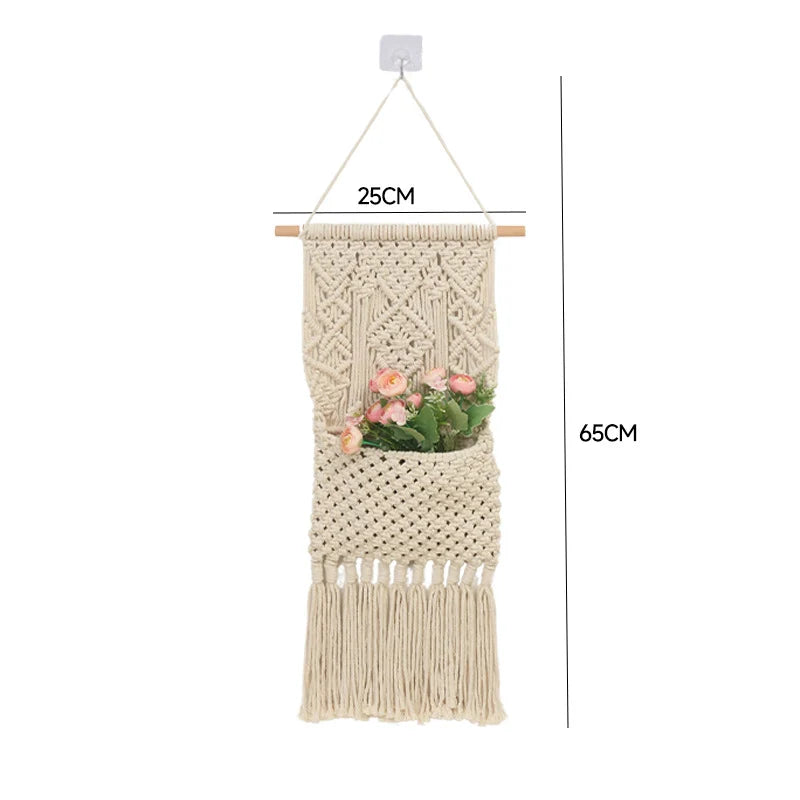 Suspension Murale Macramé Bohème pour Intérieur 0