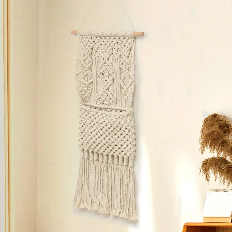 Suspension Murale Macramé Bohème pour Intérieur 4