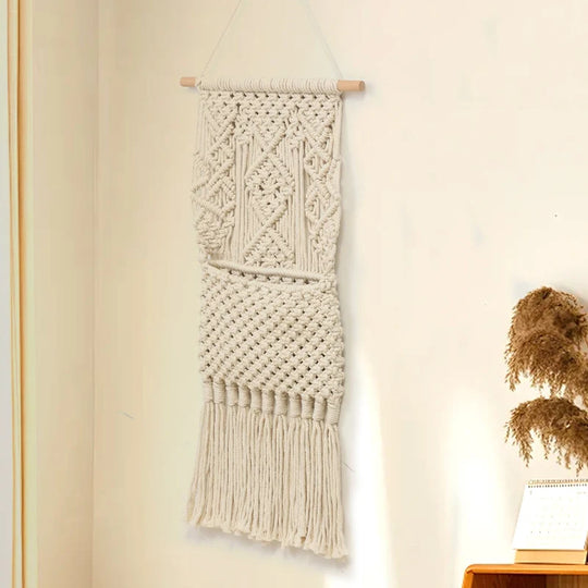 Suspension Murale Macramé Bohème pour Intérieur 4