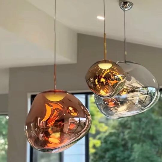 Suspension Verre Design Scandinave Minimaliste pour Intérieur 2
