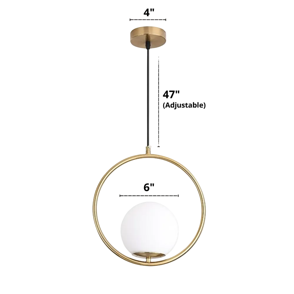 Suspension Verre Moderne Design Minimaliste Pour Intérieur 0