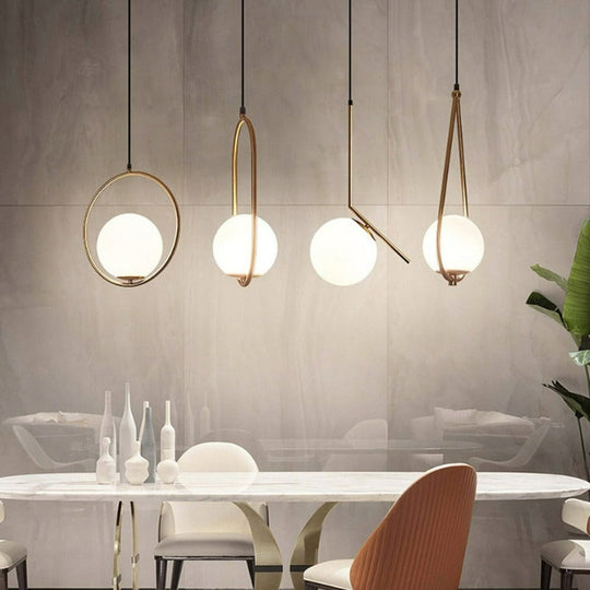 Suspension Verre Moderne Design Minimaliste Pour Intérieur 1