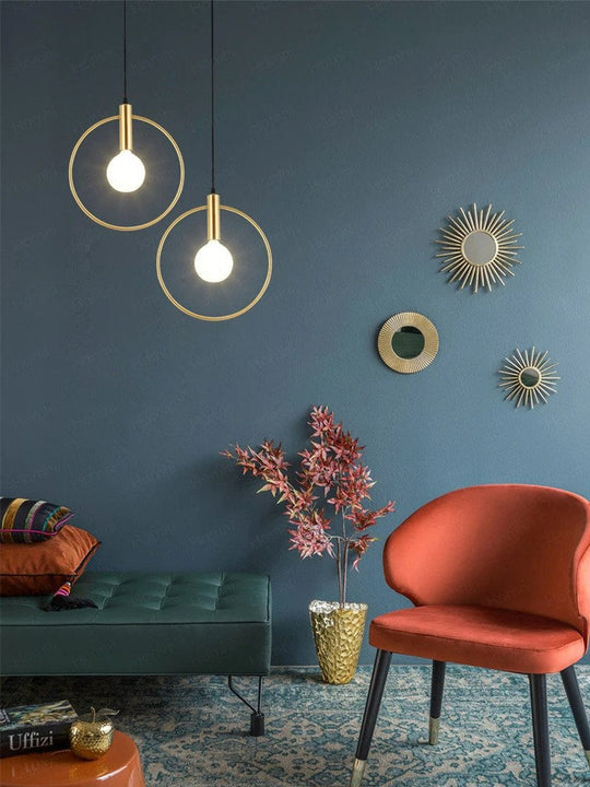 Suspension Verre Moderne Design Minimaliste Pour Intérieur 7