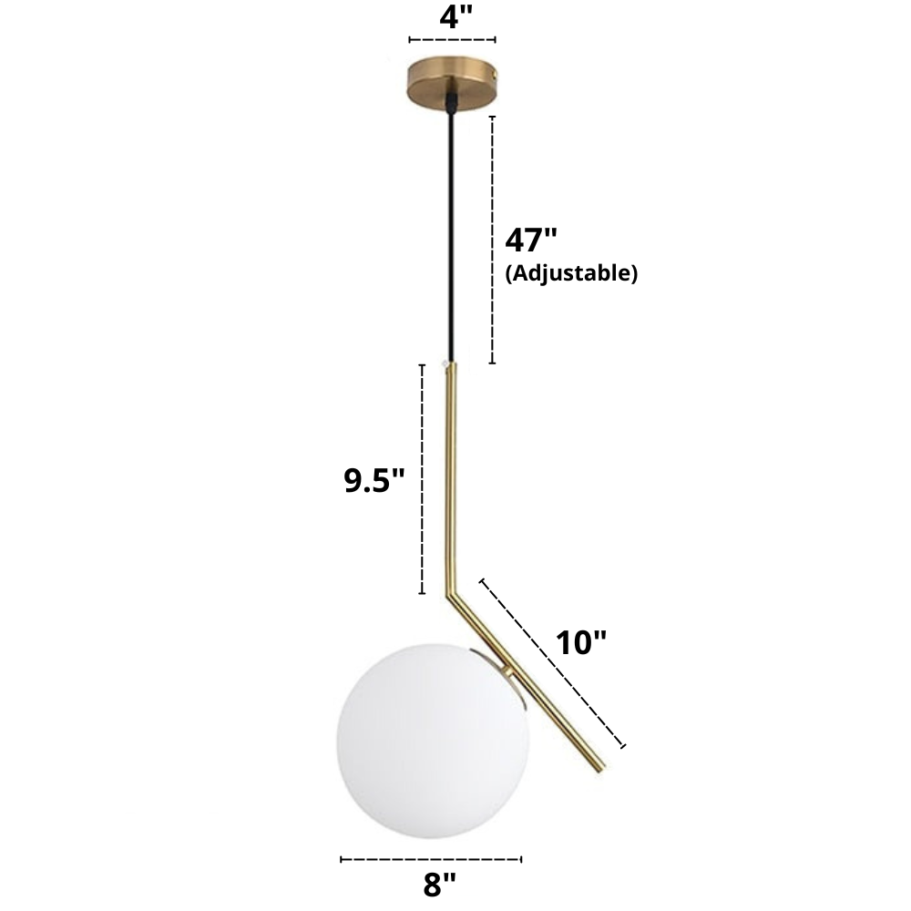 Suspension Verre Moderne Design Minimaliste Pour Intérieur 9