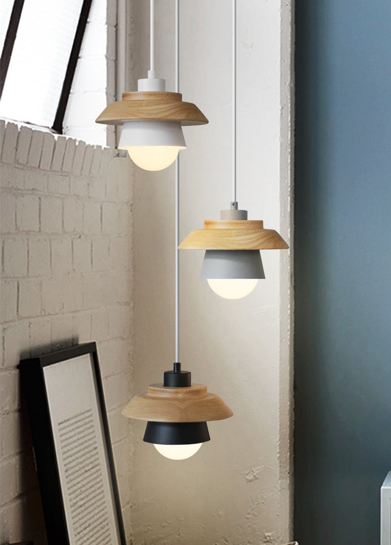 Suspension en Bois Nordique Moderne 4