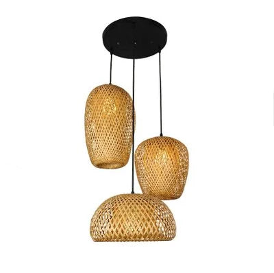 Suspension en Rotin Boho pour Intérieur 10