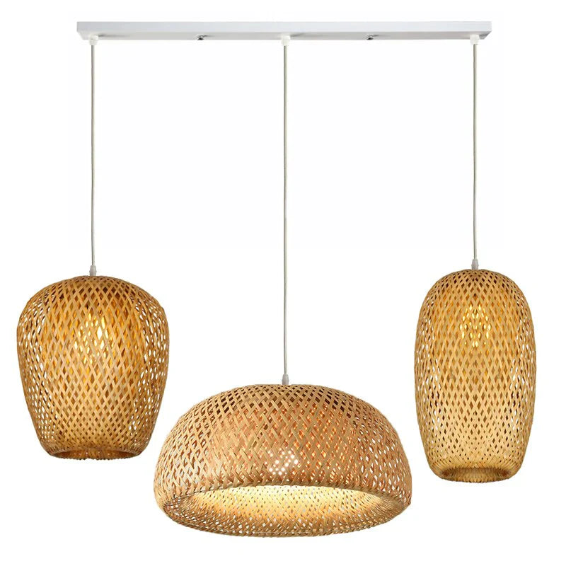 Suspension en Rotin Boho pour Intérieur 11