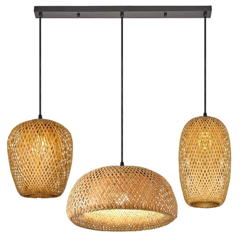 Suspension en Rotin Boho pour Intérieur 13