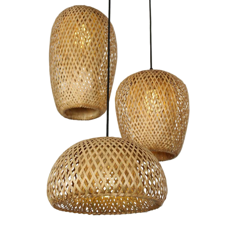 Suspension en Rotin Boho pour Intérieur 3