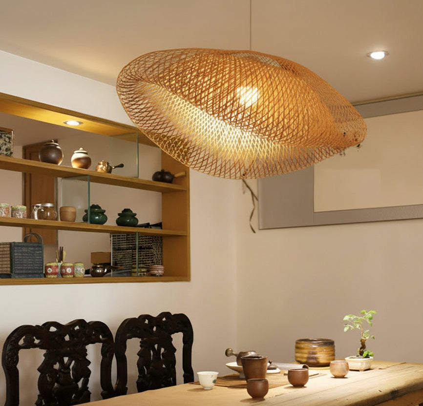 Suspension en Rotin Tendance pour Intérieur 0