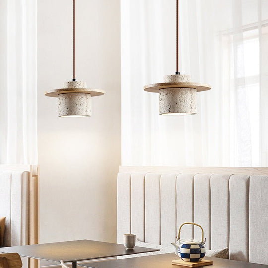Suspension en Travertin Naturel pour Intérieur 2
