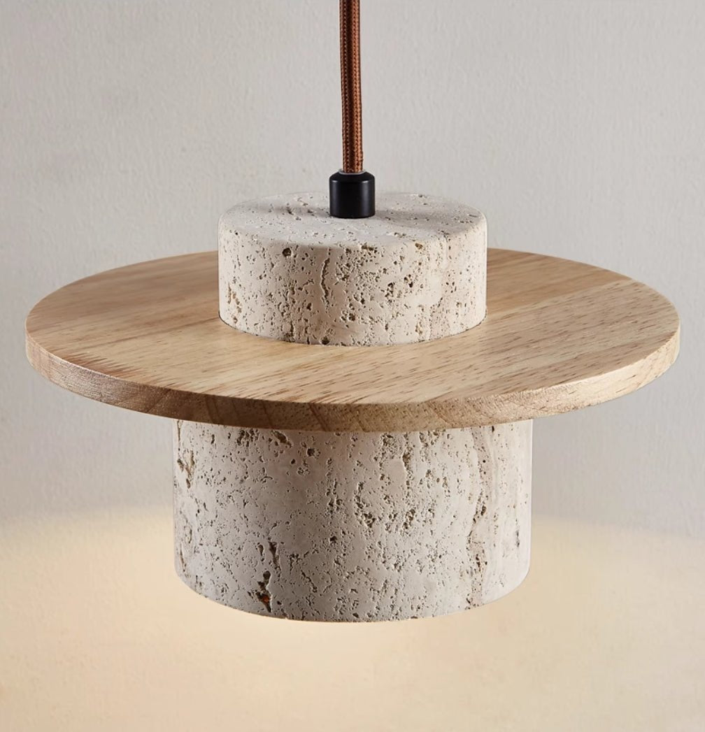 Suspension en Travertin Naturel pour Intérieur 4
