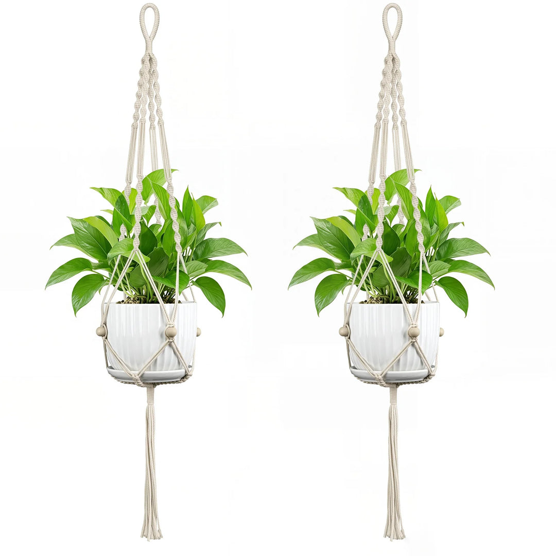 Suspension pour plante style macramé pour intérieur 0