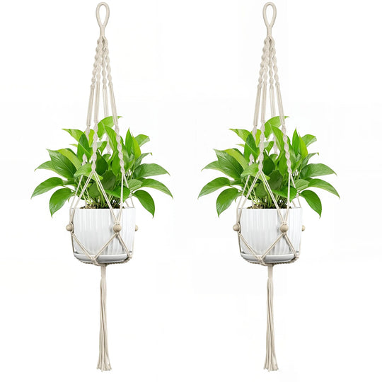 Suspension pour plante style macramé pour intérieur 0
